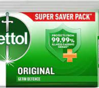 Dettol ORIGINAL 4ps set big bar 125*4 ps 600gm