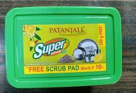 PATANJALI SUOER DISHWASH BAR 500gm+100gm FREE 24ps set box