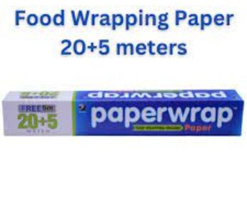 PAPERWRAP Food wrapping ORGANIC PAPER 20+5 METER