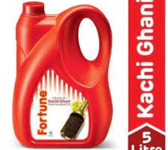 Fortune Kachi Ghani Pure Mustard Oil 5 L