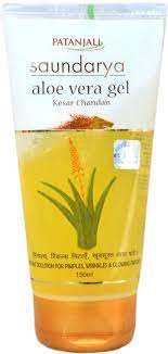 Patanjali Saundrya Aloe Vera Gel Kesar Chandan 150Gm 60 PS BOX