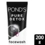 POND S PURE DETOX activated charcoal face wash 200ml