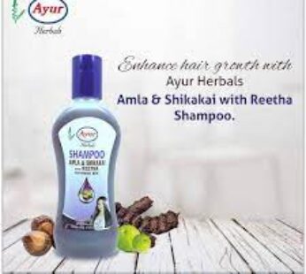 Ayur 200 Ml Pbt Herbals Amla Shikakai With Reetha Shmp For Normal Hair