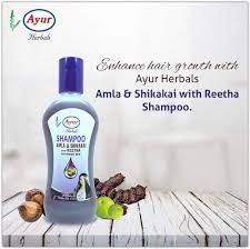Ayur 200 Ml Pbt Herbals Amla Shikakai With Reetha Shmp For Normal Hair