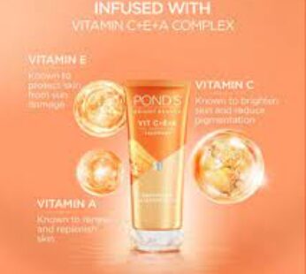 PONDS BRIGHT BEAUTY VIT C E A FACEWASH 50gm