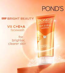 PONDS BRIGHT BEAUTY VIT C E A FACEWASH 50gm - Image 3
