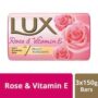 LUX SOFT GLOW ROSE VITAMIN E 150gm 3 ps set