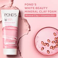 POND S Pure WHITE Fash Wash 100gm 24ps box - Image 3