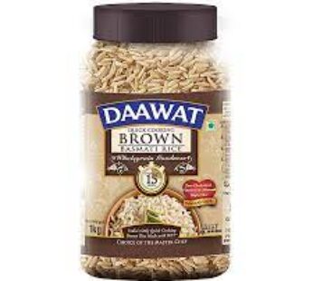 Daawat Basmati Rice Brown Quick Cooking 1 Kg Jar Phon Pey 20ps box