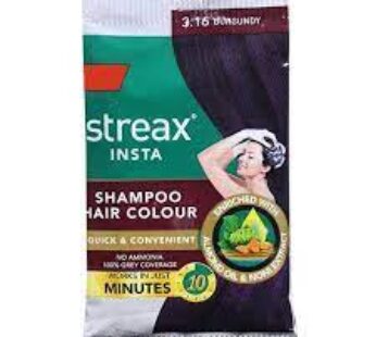 Streax insta SHAMPOO HAIR COLOUR 3 16 BURGUNDY