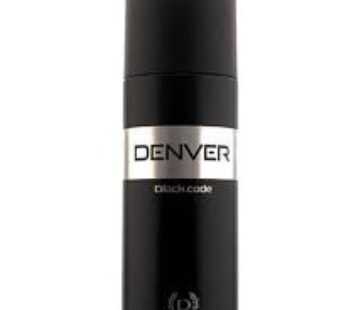 Denver Deo 50 Ml Tin Black Code Power Last Technology Deo Body Spray