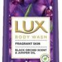 LUX BODY WASH FRAGRANT SKIN BLACK ORCHID SCENT ANDJUNIPER OIL 245ml