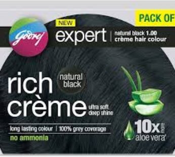 GODREJ EXPERT NATURAL BLACK HAIR COLOR 20 GM