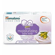 Himalaya Extra Moisturizing Baby Soap Aloe Vera Olive Milk 125 Gm Carton