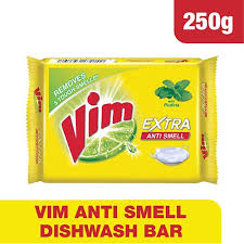 VIM  ANTI SMELL DISHWASH BAR 250gm 50pd box