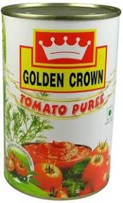 Golden Crown Tomato Puree 24 ps  box