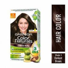 Garnier Color Naturals Cream 3 Darkest Brown 45G