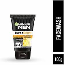 GARNIER MEN Turbo Bright FACE WASH 100gm