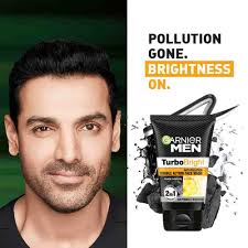 GARNIER MEN Turbo Bright FACE WASH 100gm - Image 2
