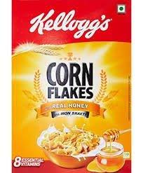 Kelloggs Corn Flakes   Real Honey 300 Gm Carton