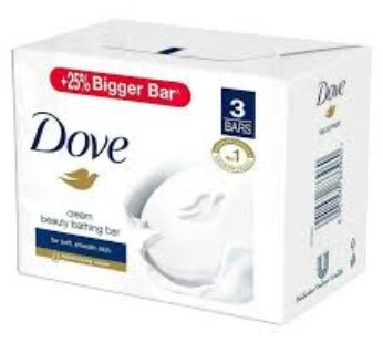 Dove Cream Beauty Bathing Bar 100g Pack of 3 24PS BOX