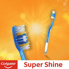 COLGATE SUPER SHINE MEDIUM TOOTHBRUSH PK12