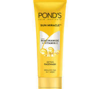 PONDS SUN MIRACLE INACINA MIDE + VITAMIN C DETAN FACE WASH 50GM