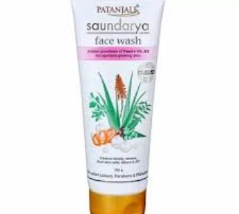 PATANJALI SAUNDARYA FACE WASH 100Gm 96ps Box