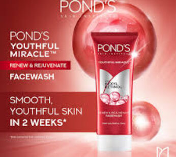 PONDS YOUTHFUL MIRACLE HEXYL RETINOL FACE WASH 100GM