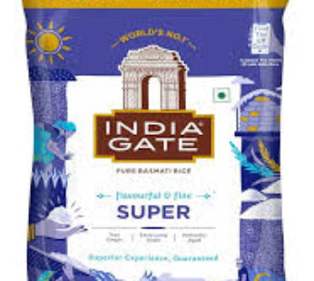 INDIA GATE BASMATI RICE SUPER 5kg 1kg free