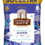 INDIA GATE BASMATI RICE SUPER 5kg 1kg free