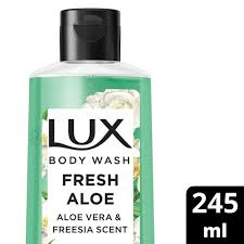 LUX BODY WASH FRESH ALOE 245ML