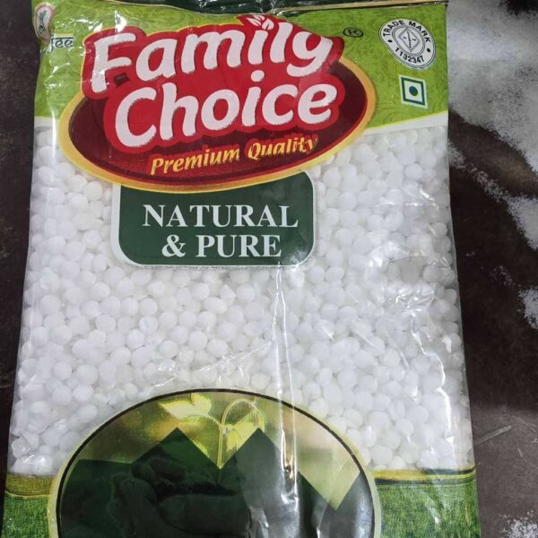 FAMILY CHOICE NATURAL AND PURE SABUDANA SAGO 250 GM