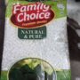 FAMILY CHOICE NATURAL AND PURE SABUDANA SAGO 250 GM