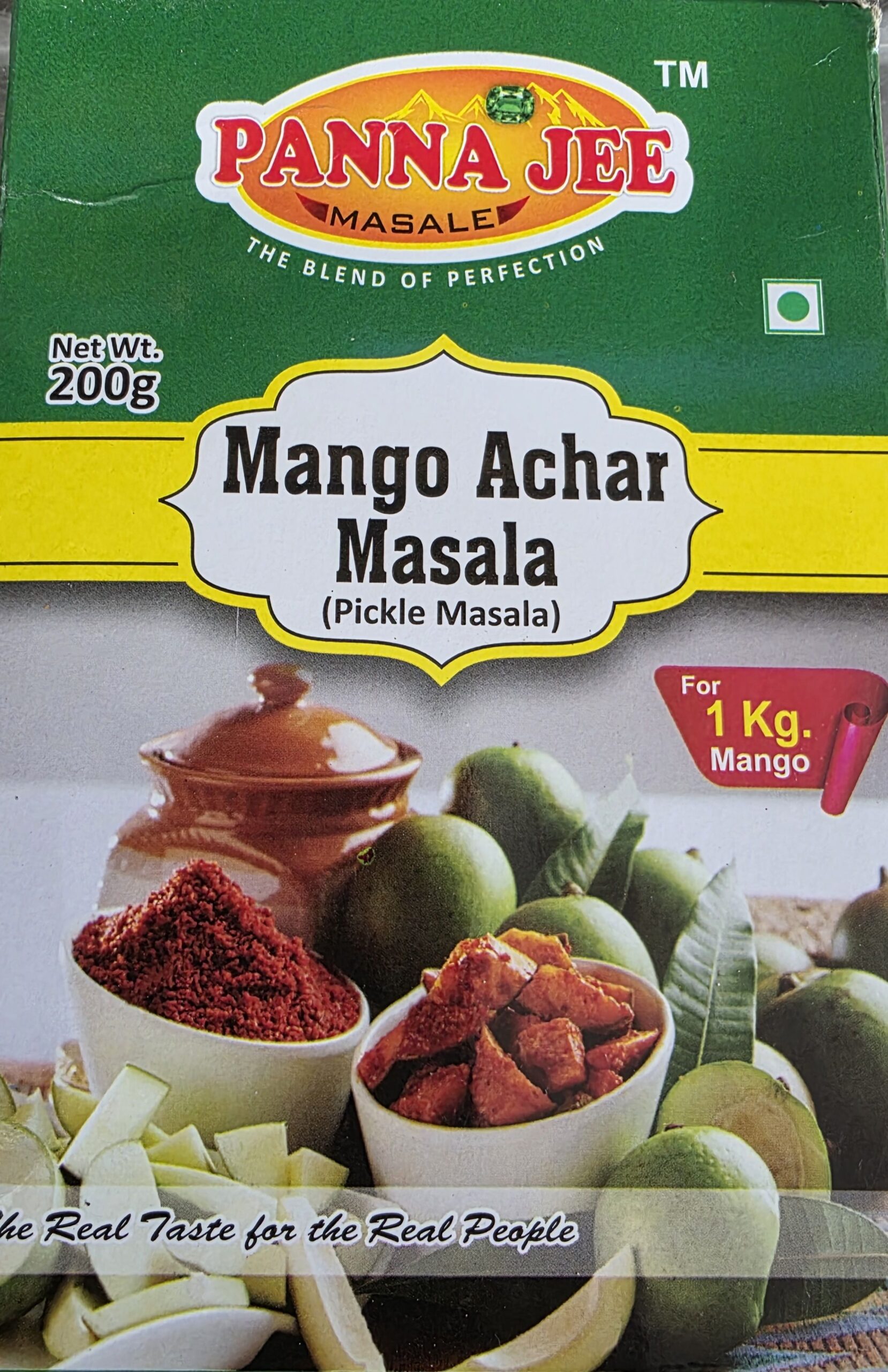 PANNA JEE MONGO ACHAR MASALA 200GM