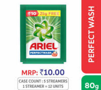 ARIEL PERFECT WASH 45GM 20GM EXTRA