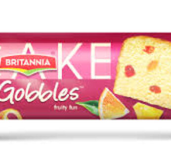 Britannia Gobbles fruity fun cake 110gm 40 ps box