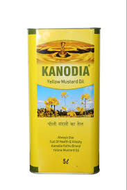 KANODIA YELLOW MUSTARD OIL 5LLT 4ps box