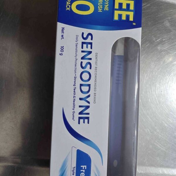 SENSODYNE FRESH GAL FREE SENSODYNE TOOTHBRUSH 70 INSIDE THIS PACK 100GM