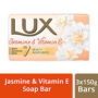 Lux Velvet Glow jasmine Vitamin E 150gm 3 ps set